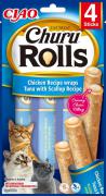 Churu Rolls Chicken, Tuna and Scallop Recipe