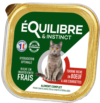 Изображение 1 - Equilibre & Instinct Паштет для дорослих і стерилізованих котів із яловичиною та морквою