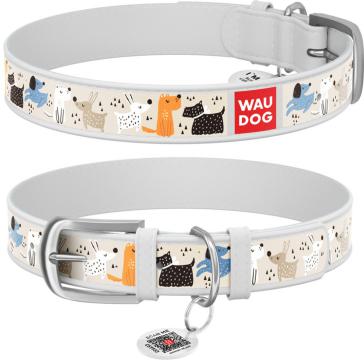 Изображение 1 - Collar WauDog Design Собаки на прогулке с qr паспортом