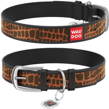 Изображение 1 - Collar WauDog Design Жираф с qr паспортом чорный
