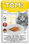 TOMi Cat Sterilised Chicken in Jelly курица в желе