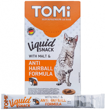 Изображение 1 - TOMi Cat Liquid Snack Malt & Hairball с солодом
