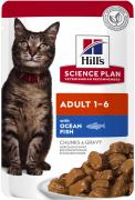Hill's SP Feline Adult Ocean Fish с океанической рыбой в соусе