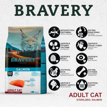 Изображение 2 - Bravery Salmon Adult Cat Sterilized