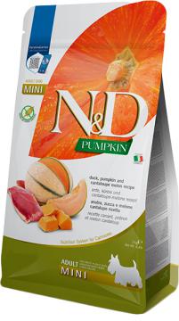 Изображение 1 - Farmina N&D GF Pumpkin Adult Mini Утка с Дыней