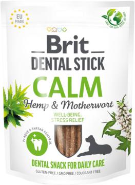 Изображение 1 - Brit Dental Stick Calm Лакомства с пустырником