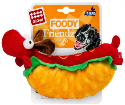 Изображение 1 - GiGwi Foody friends Хот-дог с пищалкой