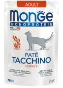 Monge Cat Monoprotein Pate Adult паштет с индейкой