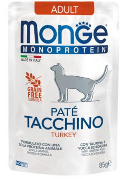 Изображение 1 - Monge Cat Monoprotein Pate Adult паштет с индейкой