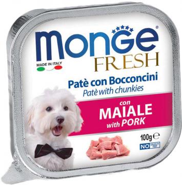 Изображение 1 - Monge Dog Fresh c свининой в паштете
