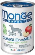 Monge Dog Monoprotein Fruit Wet кролик с яблоком