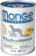 Monge Dog Monoprotein Fruit Wet курица с ананасом