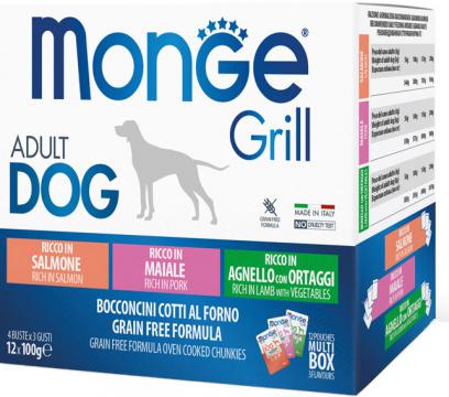 Изображение 1 - Monge Dog Grill Multipack Ягня з свиною та лососем