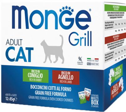 Изображение 1 - Monge Сat Grill Wet Mix кролик c ягненком