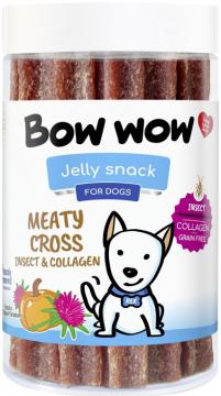 Изображение 1 - Bow Wow Jelly Snack Meaty cross с белком насекомых