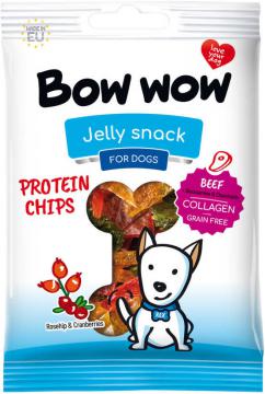 Изображение 1 - Bow Wow Jelly Snack Protein chips с говядиной