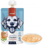 Wanpy Dog Chicken Carrot & Pea крем-пюре