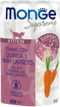Изображение 1 - Monge Supreme Kitten Тунец с киноа и молодой морковью