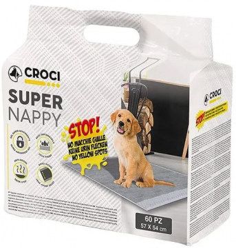 Изображение 1 - Croci Super Nappy Пеленки для собак с активированным углем 71х112