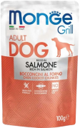 Monge Dog Grill Bocconcini Желе с лососем