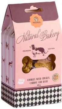 Изображение 2 - Natural Dried Bakery Печенье с курицей, морковью и базиликом