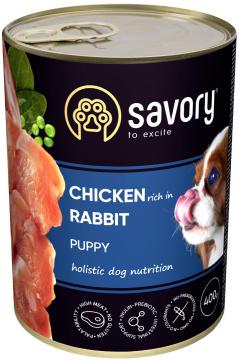 Изображение 2 - Savory Dog All breeds Puppy Chicken and Rabbit pate