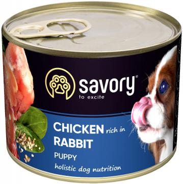 Изображение 1 - Savory Dog All breeds Puppy Chicken and Rabbit pate