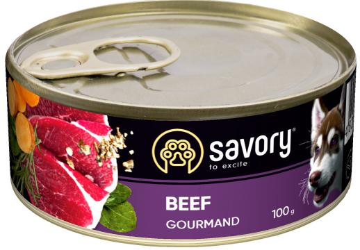 Изображение 2 - Savory Dog Gourmand Beef pate