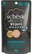 Schesir Cat After Dark курица с перепелиным яйцом мусс ,пауч