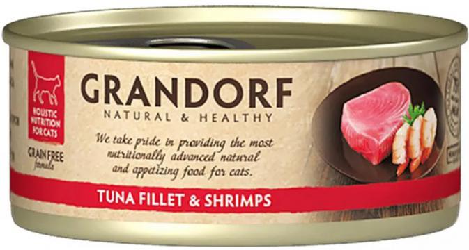 Изображение 1 - Grandorf Cat Tuna Fillet and Shrimps влажный корм