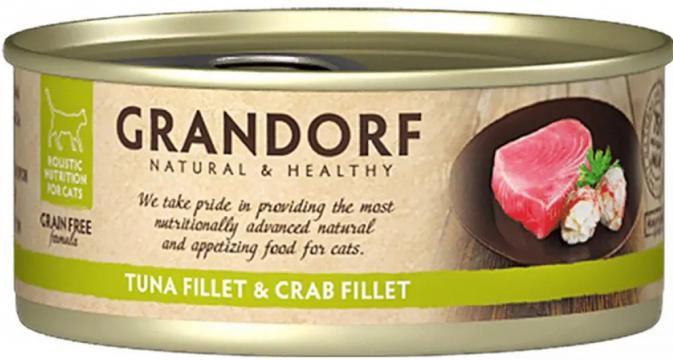 Изображение 1 - Grandorf Cat Tuna Fillet and Crab Fillet влажный корм