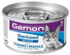 Gemon Cat Mousse Adult Sterilised c тунцом и свининой