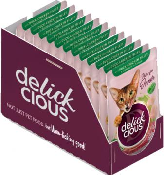 Изображение 2 - Delickcious Кусочки с уткой, куриным филе и шпинатом в соусе