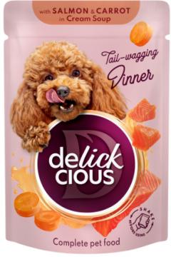 Изображение 1 - Delickcious Полоски с лососем и морковью в крем-супе
