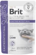 Brit Veterinary Diet Cat GF Gastrointestinal пауч с ягненком