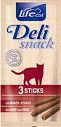 LifeCat DeliSnack Stiks Говядина с печенью