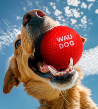 Изображение 4 - Collar Waudog Fun красный мяч