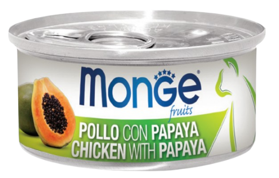Изображение 2 - Monge Cat Fruits Кусочки курицы с папайей