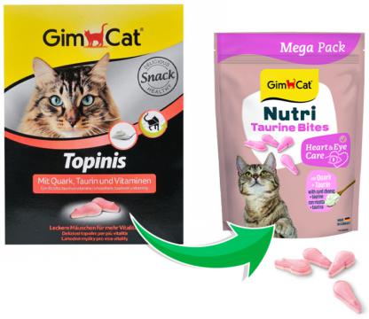 Изображение 2 - GimCat Topinis мышки с таурином и творогом