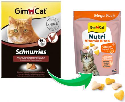 Изображение 2 - GimCat Schnurries лакомство с курицей и таурином