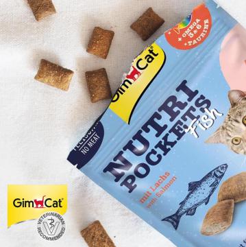 Изображение 2 - GimCat Nutri Pockets Fish подушечки с лососем