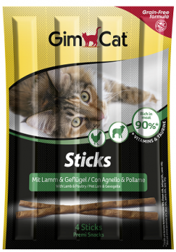 Изображение 3 - GimCat Sticks палочки с ягненком и курицей