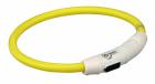 Trixie Safer Life USB ошейник желтый