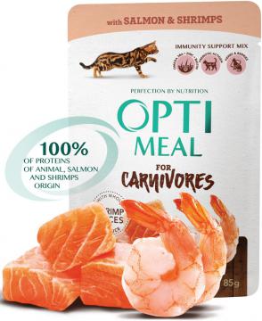 Изображение 1 - Optimeal Adult Cat с лососем и креветками в соусе