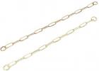 Sprenger Long Link ошейник из полированной латуни с широким звеном