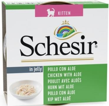 Изображение 1 - Schesir Cat Kурица с алоэ в желе для котят