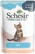 Schesir тунец в желе для котят