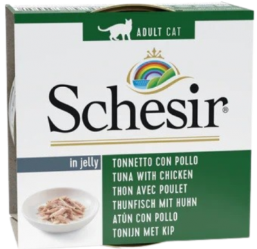 Изображение 1 - Schesir Cat  Тунец с курицей в желе