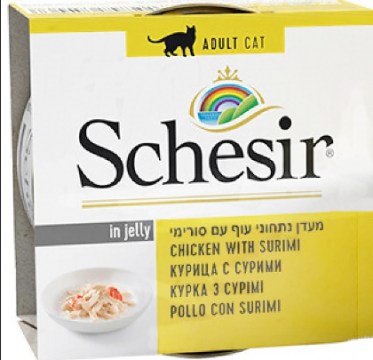 Изображение 1 - Schesir Cat Филе курицы с сурими в желе
