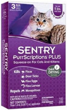 Изображение 1 - Sentry PurrScriptions Plus Для кошек от 2,2 кг